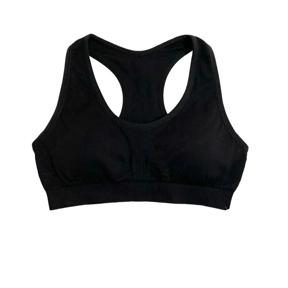 Z By Zella Sports Bra Black Seamless SZ XS NWT